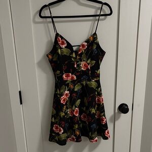Floral Spaghetti Strap Dress